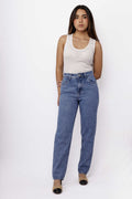 JEAN MOM FIT RIGIDO