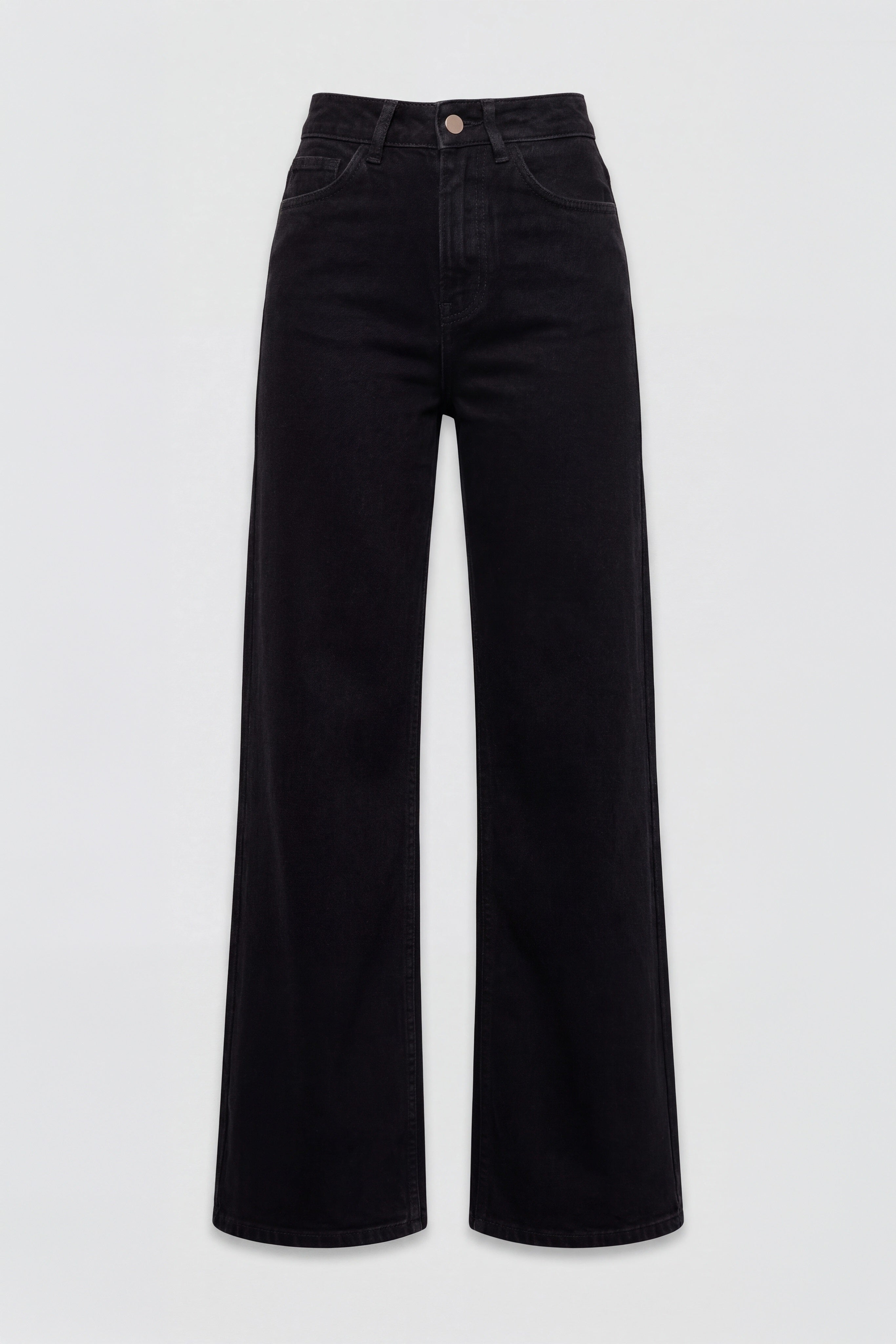 JEAN CLASIC NEGRO TIRO ALTO RIGIDO